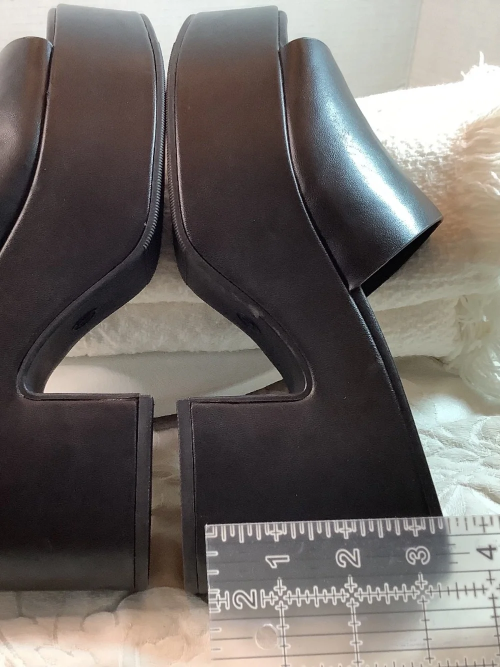 NWOT A New Day black platform Heels sz. 10 slip on